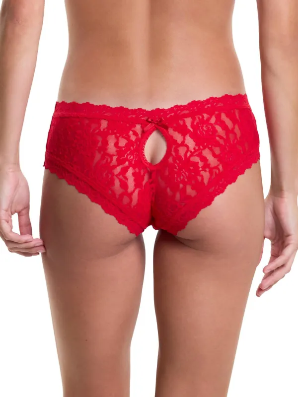 Signature Lace Keyhole Cheeky Red Sale sold by Hanky Panky