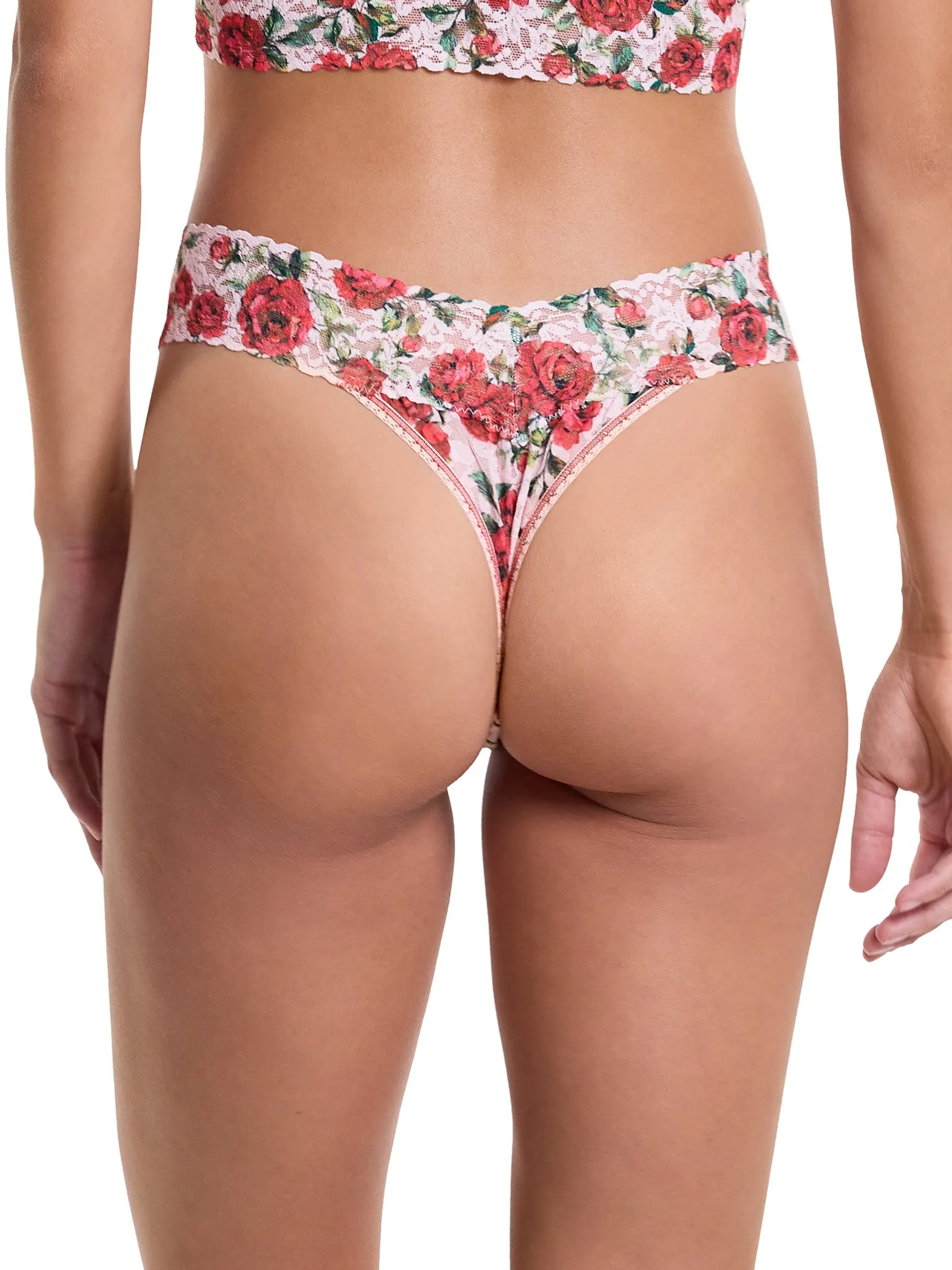 Printed Signature Lace® Original Rise Thong Je' Taime Sale sold by Hanky Panky product image thumbnail 2