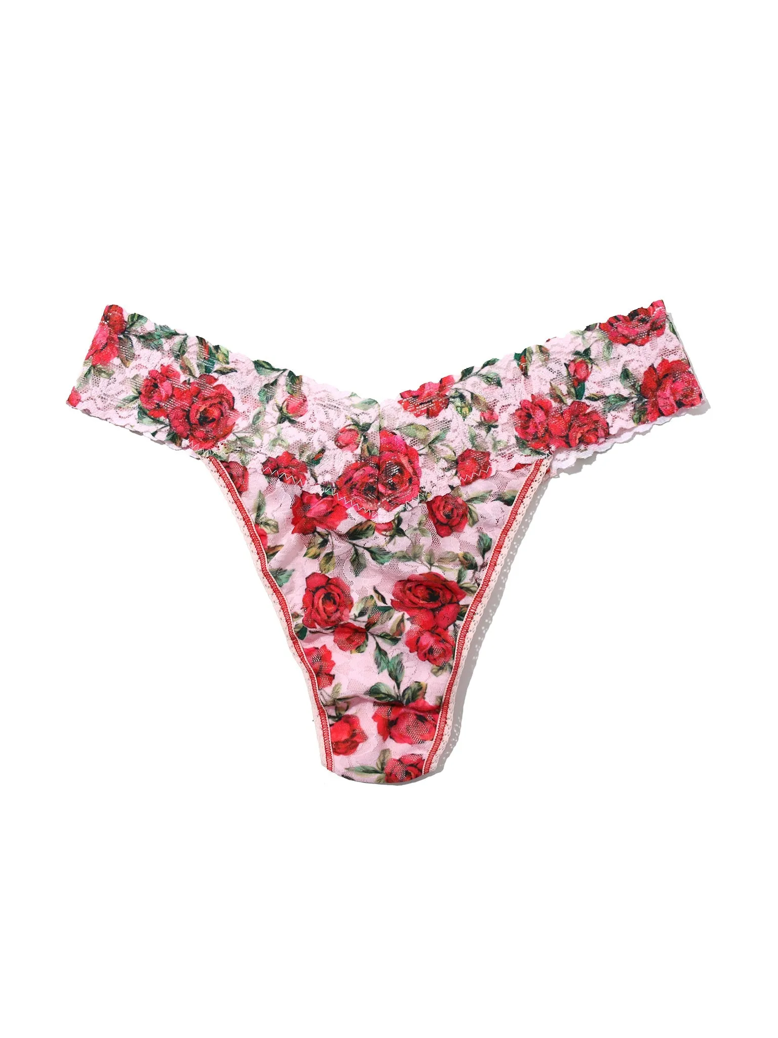 Printed Signature Lace® Original Rise Thong Je' Taime Sale sold by Hanky Panky product image thumbnail 3