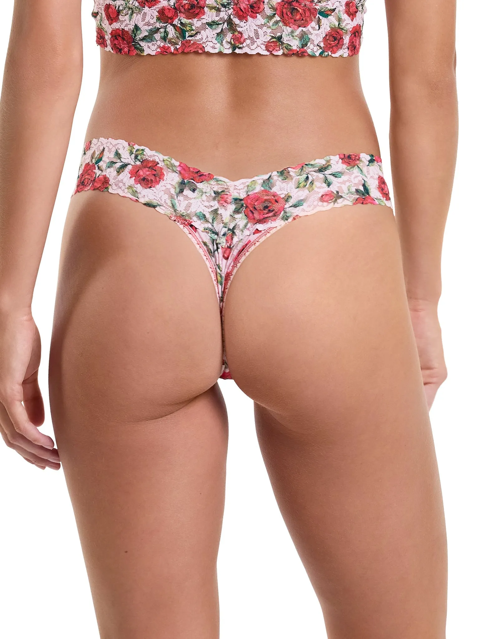 Printed Signature Lace® Low Rise Thong Je' Taime Sale sold by Hanky Panky product image thumbnail 2