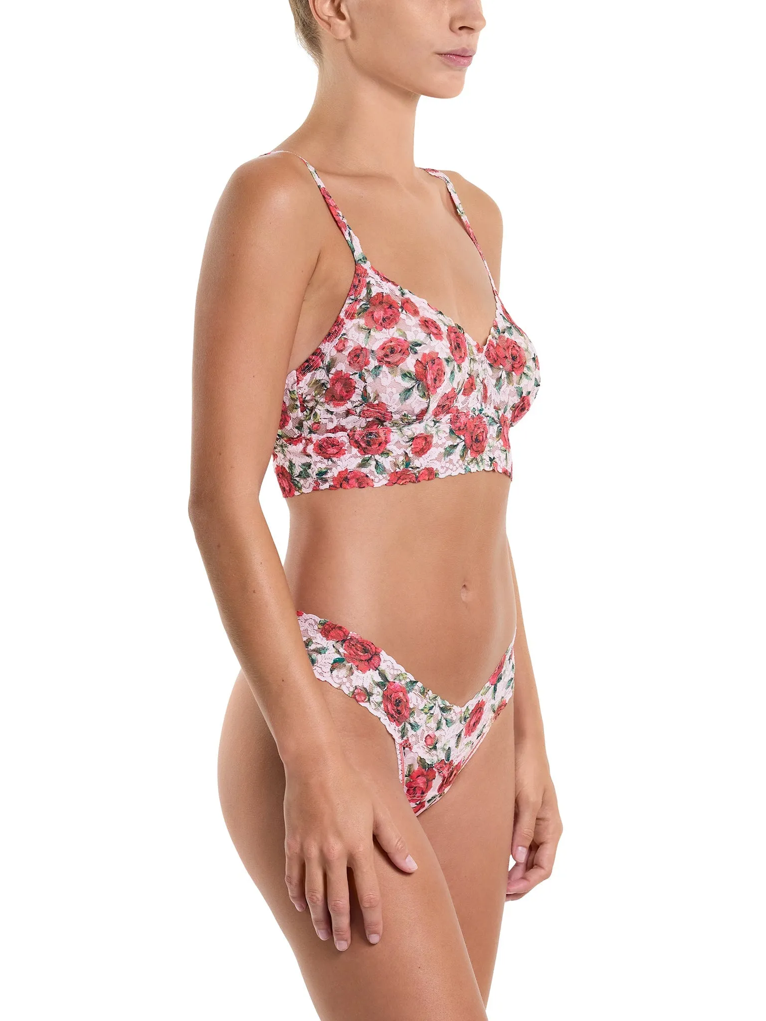 Printed Signature Lace® Low Rise Thong Je' Taime Sale sold by Hanky Panky product image thumbnail 3