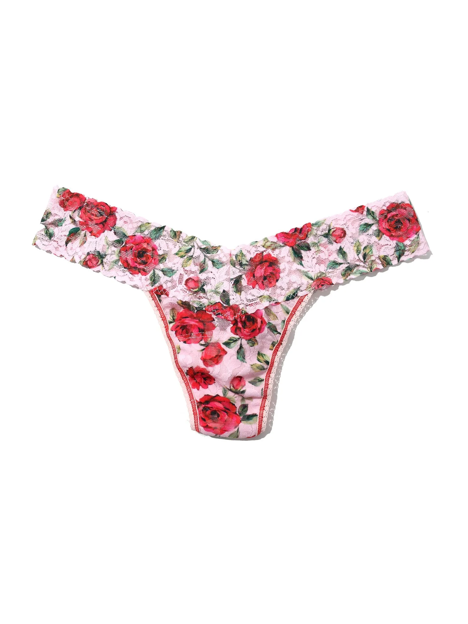 Printed Signature Lace® Low Rise Thong Je' Taime Sale sold by Hanky Panky product image thumbnail 4