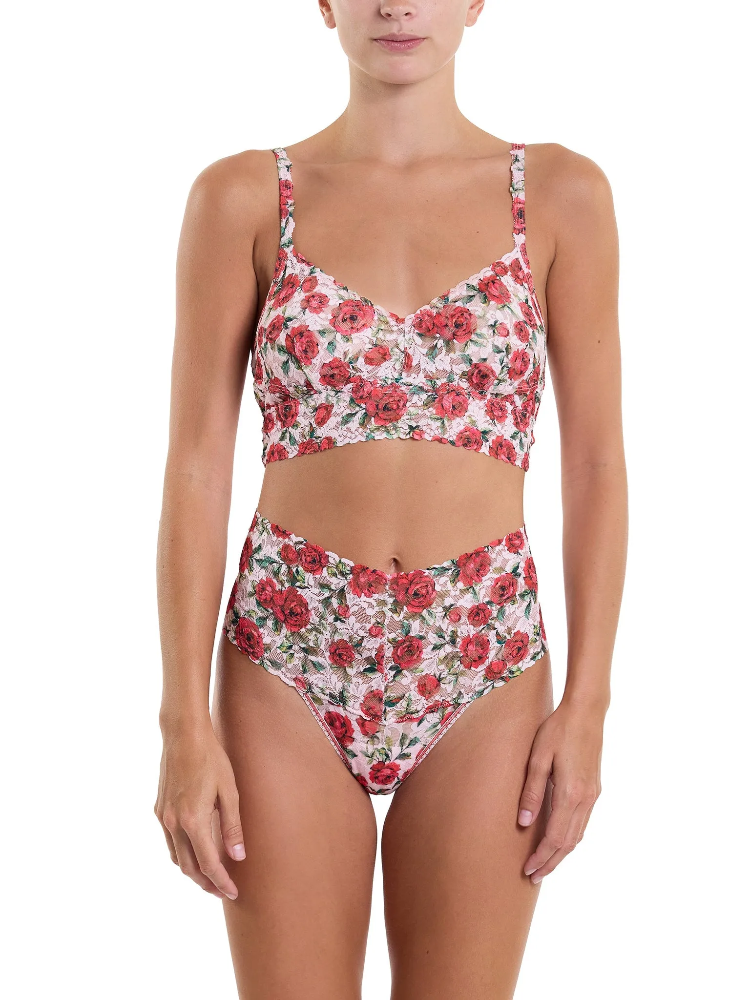 Printed Retro Lace Thong Je' Taime Sale sold by Hanky Panky product image thumbnail 3