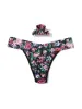 France Luxe Clip and Original Rise Thong Dark Peonies sold by Hanky Panky