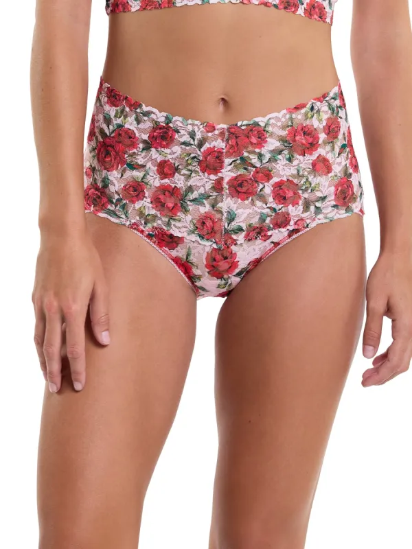 Printed Retro Lace V-Kini Je' Taime Sale sold by Hanky Panky