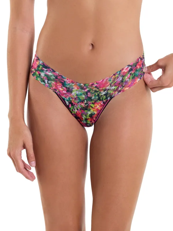 Printed Signature Lace® Low Rise Thong Celebration Sale sold by Hanky Panky