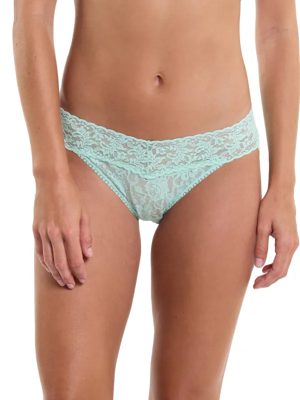 Signature Lace® V-Kini Pistachio Sale sold by Hanky Panky