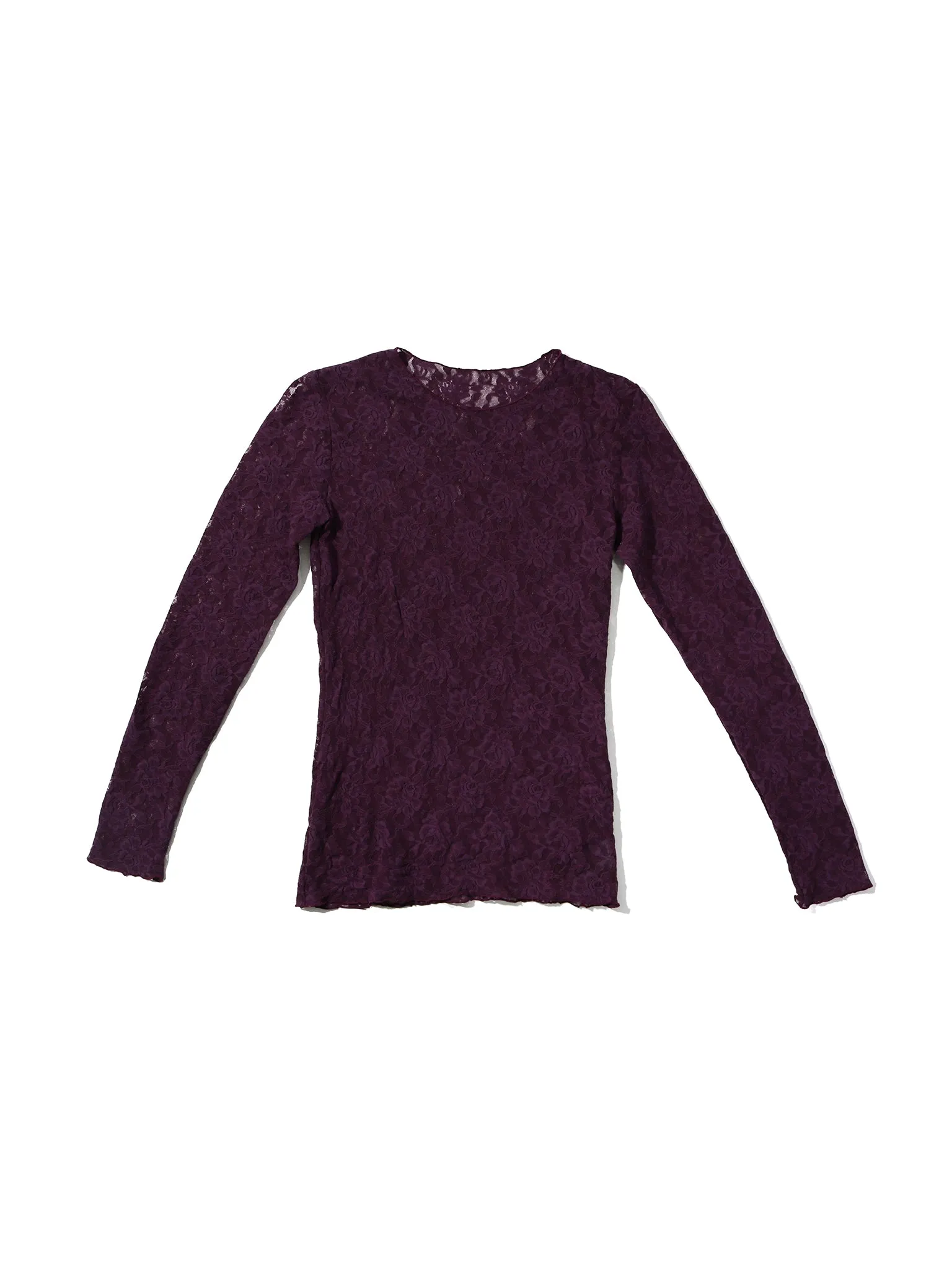 Signature Lace® Long Sleeve Top Stone Fruit Purple Sale sold by Hanky Panky product image thumbnail 4
