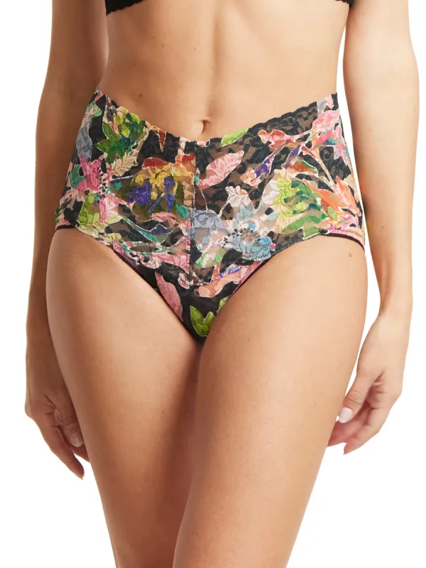 Printed Retro Lace V-Kini Unapologetic Sale sold by Hanky Panky