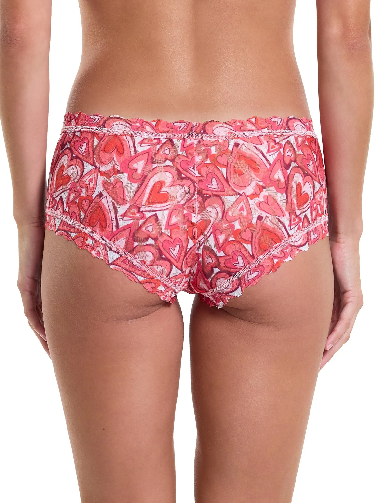 Printed Signature Lace® Boyshort Lots Of Love Sale sold by Hanky Panky product image thumbnail 2