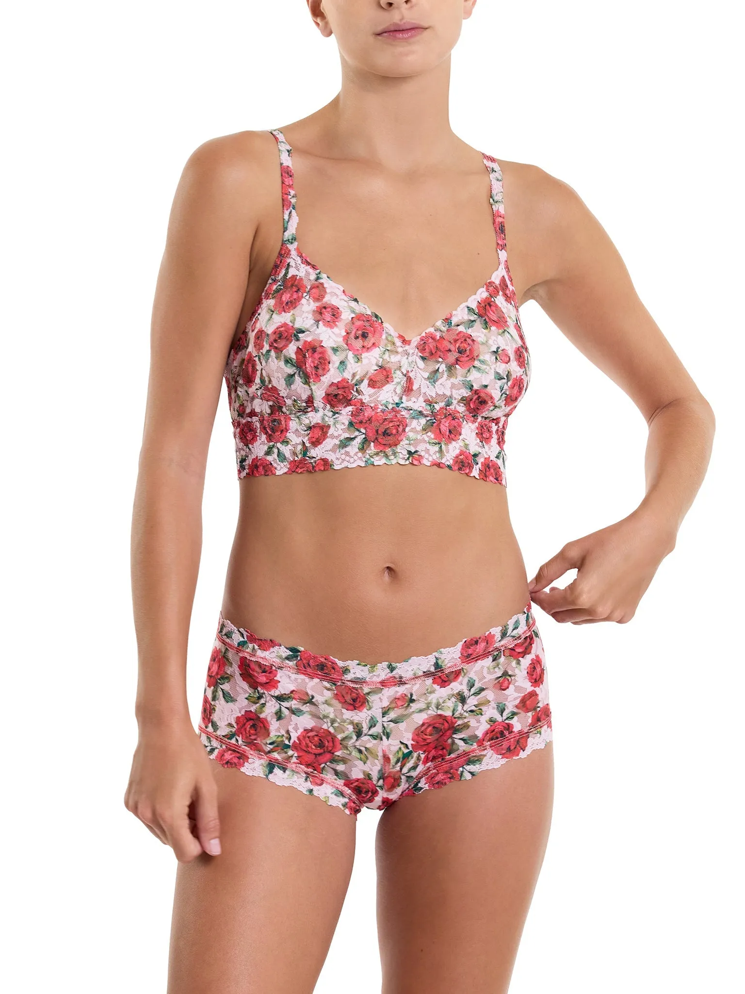 Printed Signature Lace® Boyshort Je' Taime Sale sold by Hanky Panky product image thumbnail 4