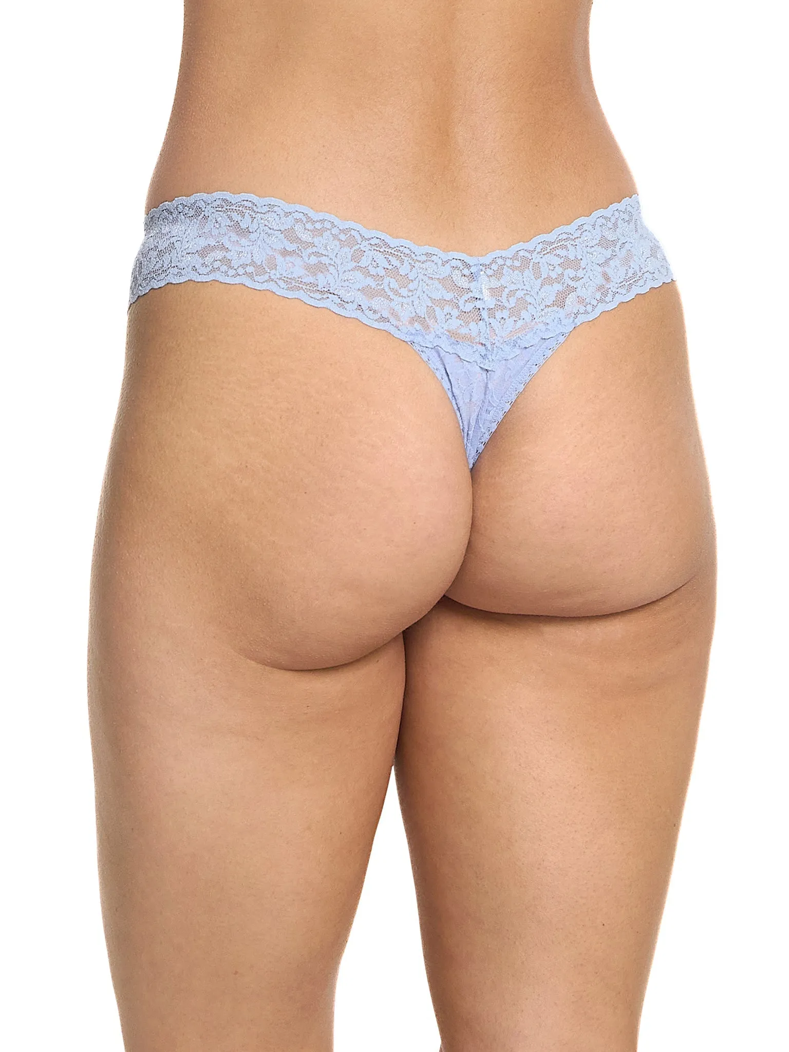 Signature Lace® Low Rise Thong Clarity Blue sold by Hanky Panky product image thumbnail 2