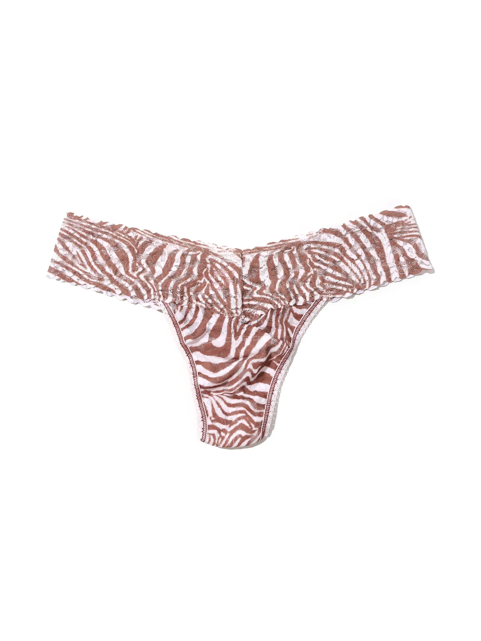 Printed Signature Lace Low Rise Thong Hide And Seek Sale sold by Hanky Panky product image thumbnail 2