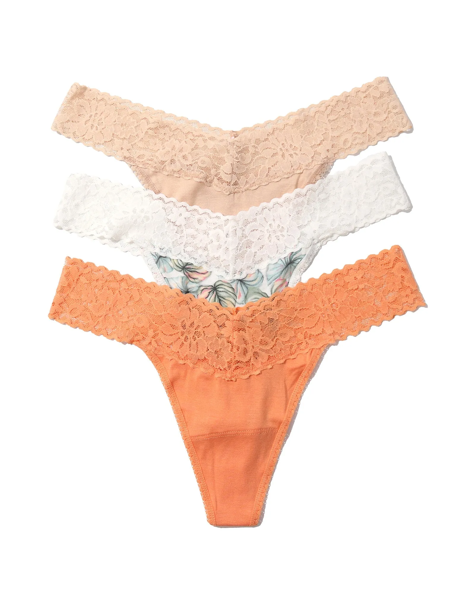 DreamEase® Original Rise Thong 3 Pack sold by Hanky Panky