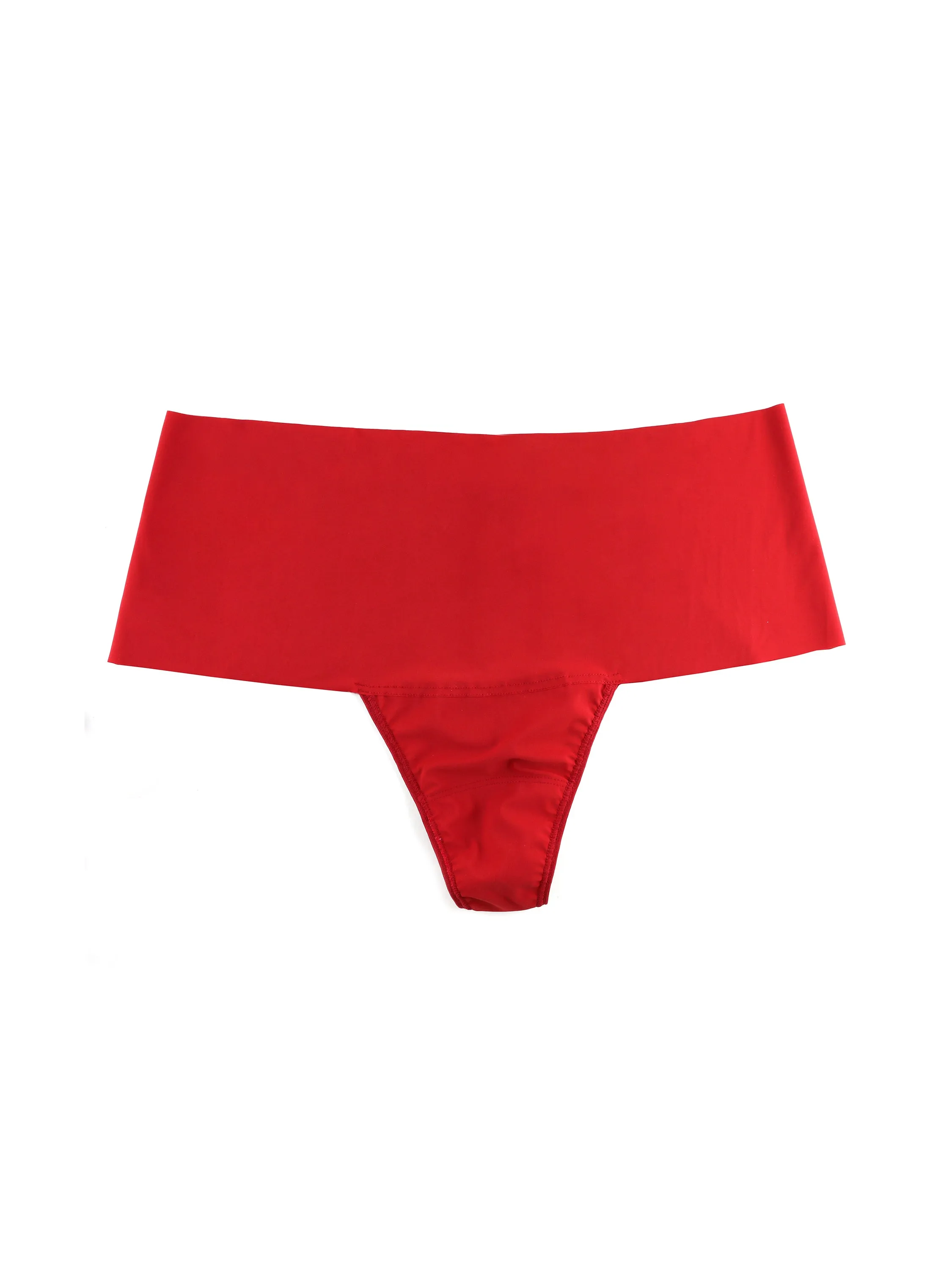 Plus Size BreatheSoft® High Rise Thong Exclusive Cherryade sold by Hanky Panky
