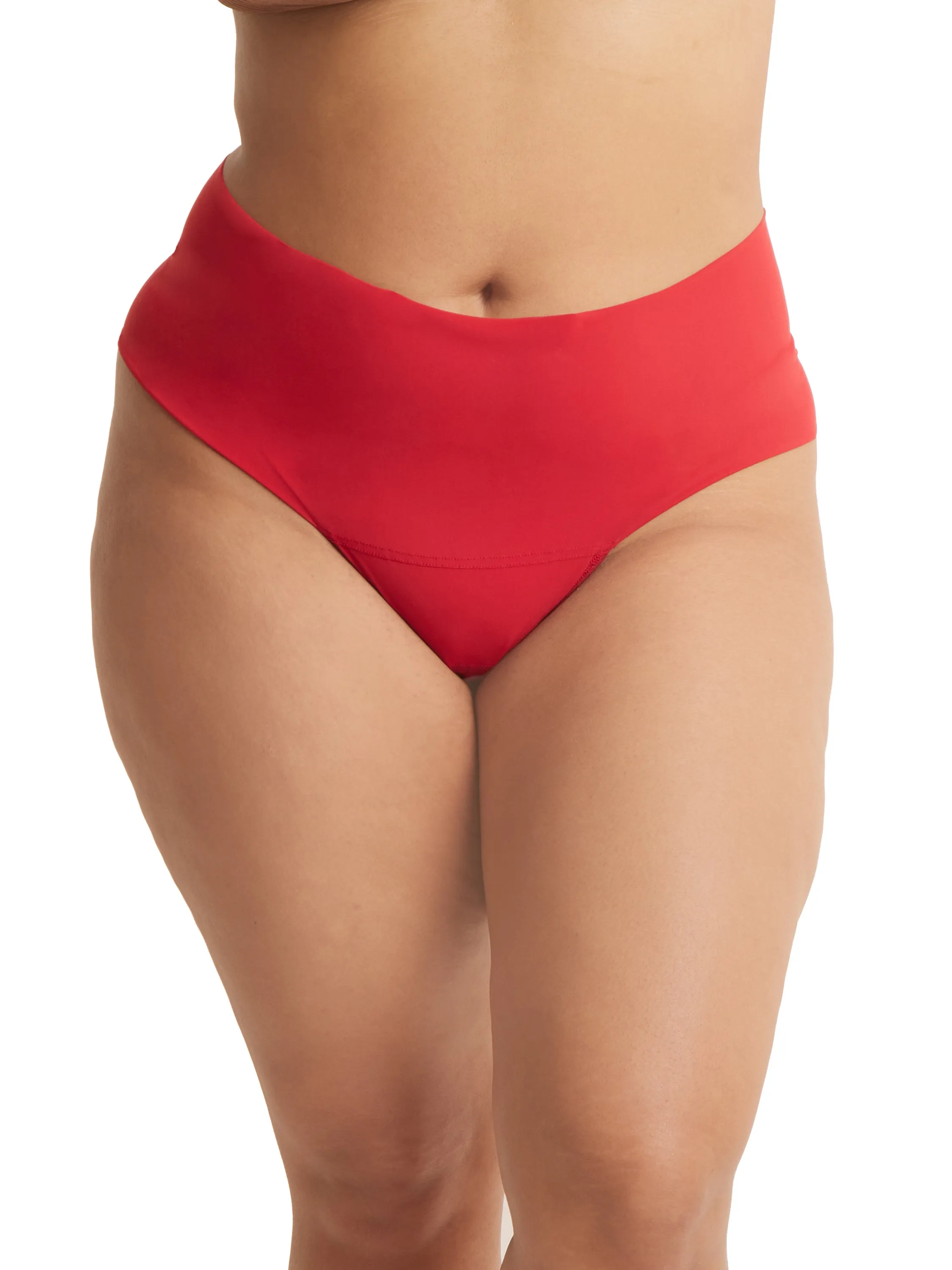 Plus Size BreatheSoft® High Rise Thong Exclusive Cherryade sold by Hanky Panky product image thumbnail 2