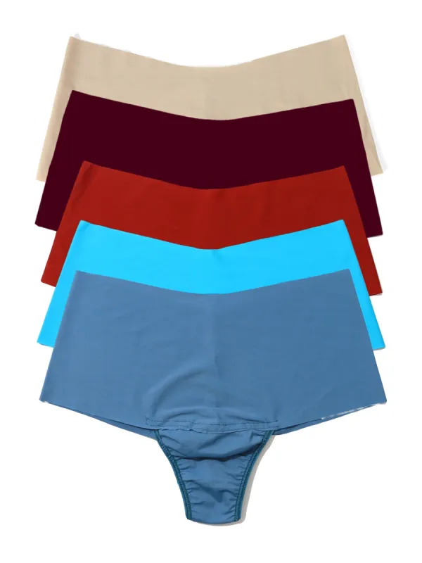 Breathesoft® High Rise Thong 5 Pack sold by Hanky Panky