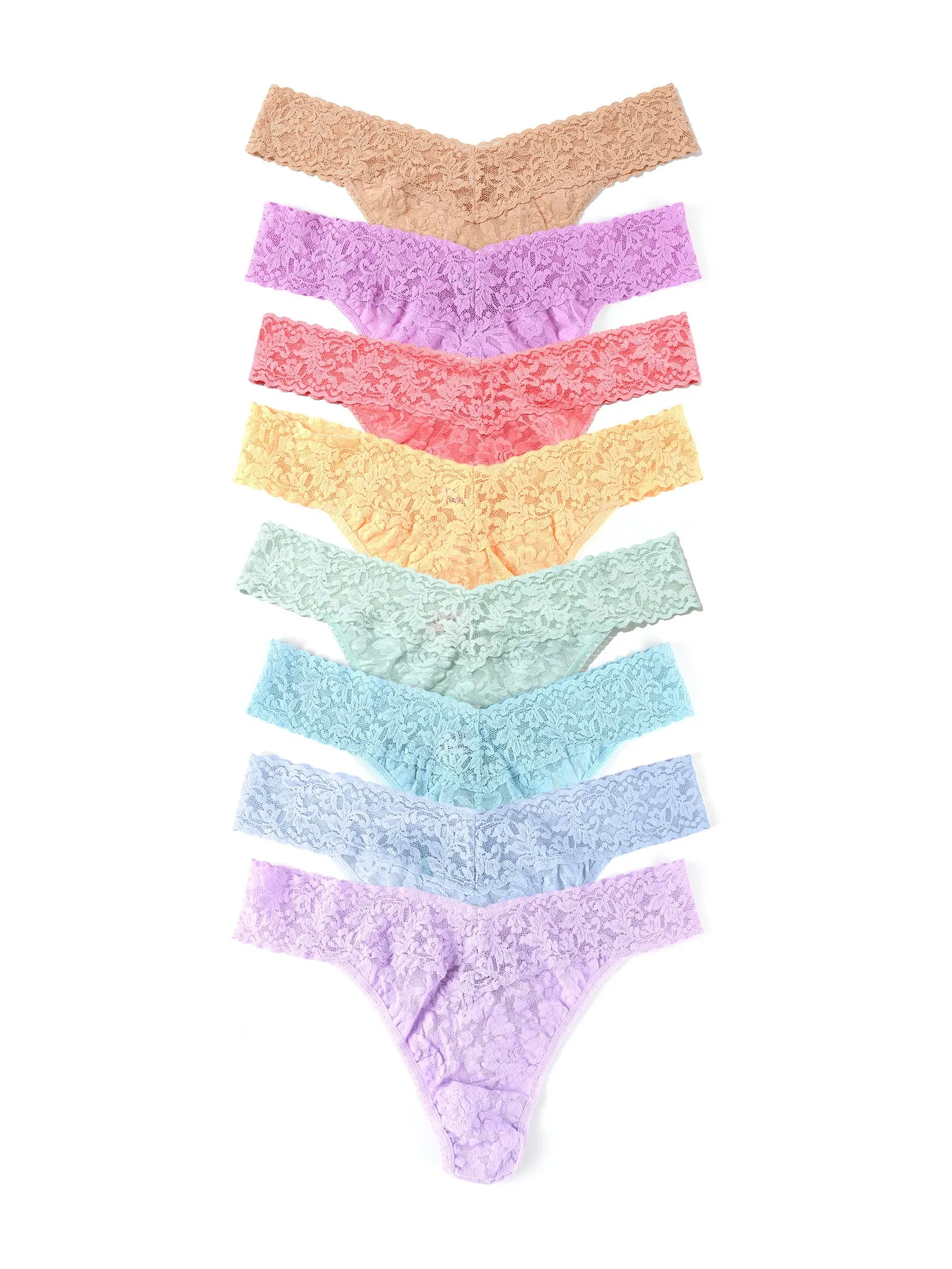Signature Lace Original Rise Thong 8 Pack sold by Hanky Panky