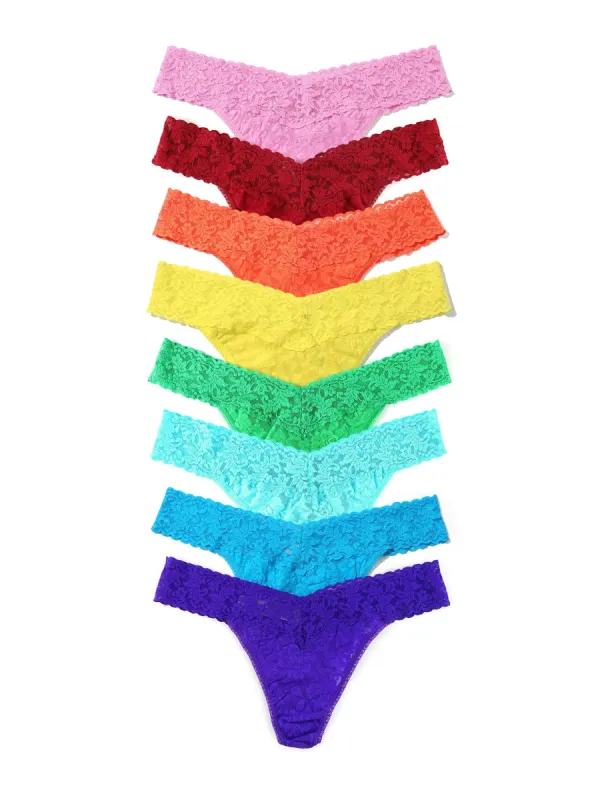 Signature Lace Original Rise Thong 8 Pack sold by Hanky Panky