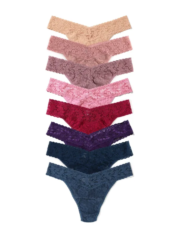 Signature Lace Original Rise Thong 8 Pack sold by Hanky Panky