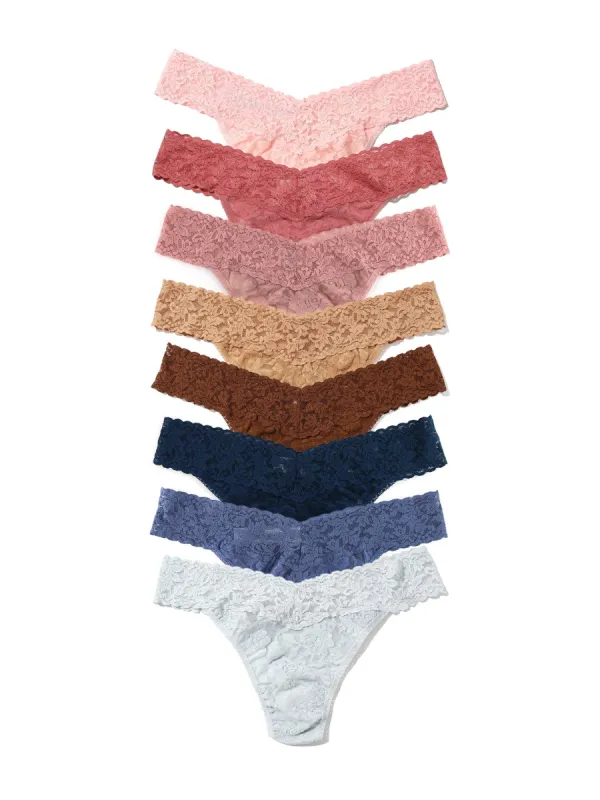 Signature Lace Original Rise Thong 8 Pack sold by Hanky Panky