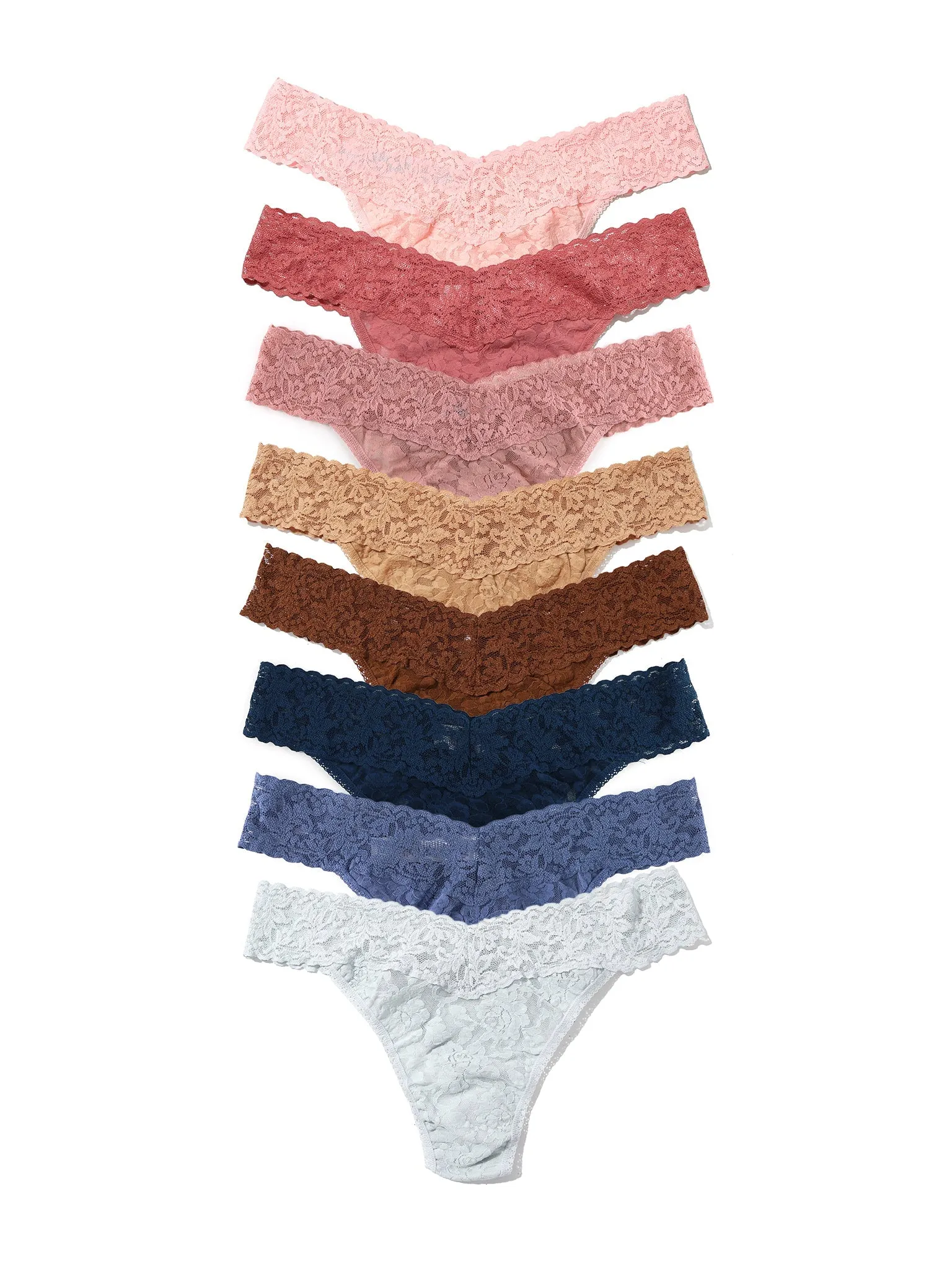 Signature Lace Original Rise Thong 8 Pack sold by Hanky Panky