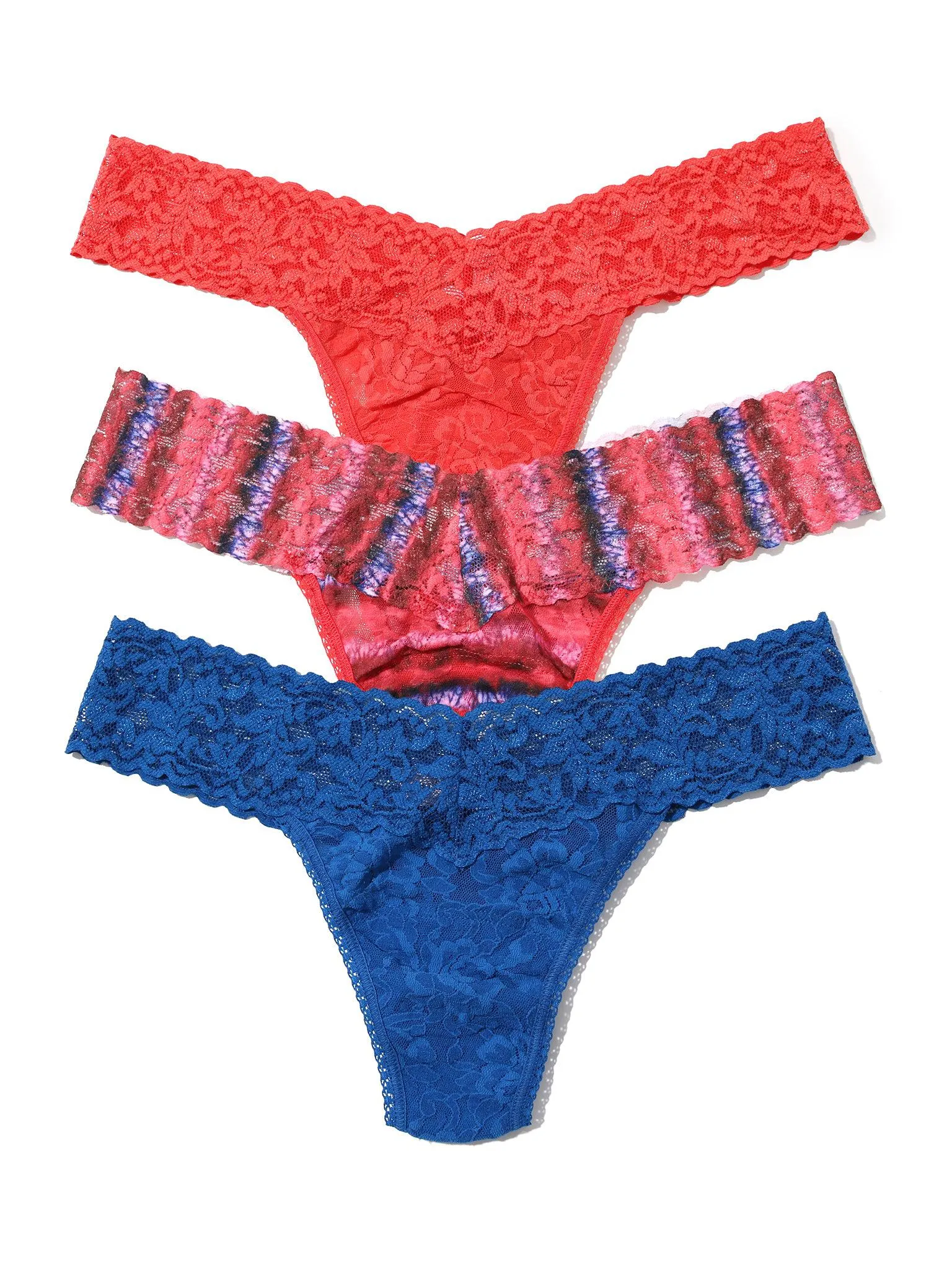 Signature Lace Low Rise 3 Pack sold by Hanky Panky
