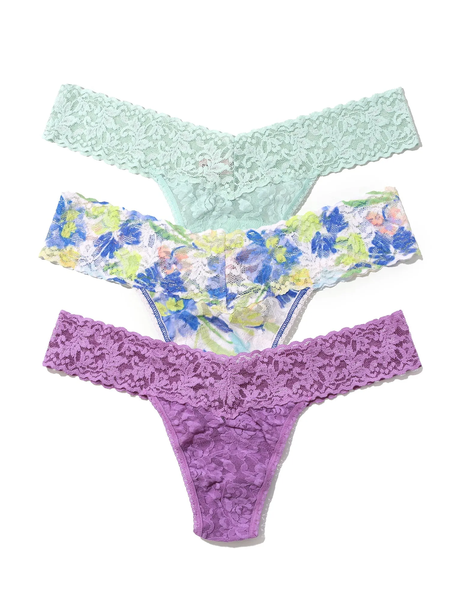 Signature Lace Low Rise 3 Pack sold by Hanky Panky
