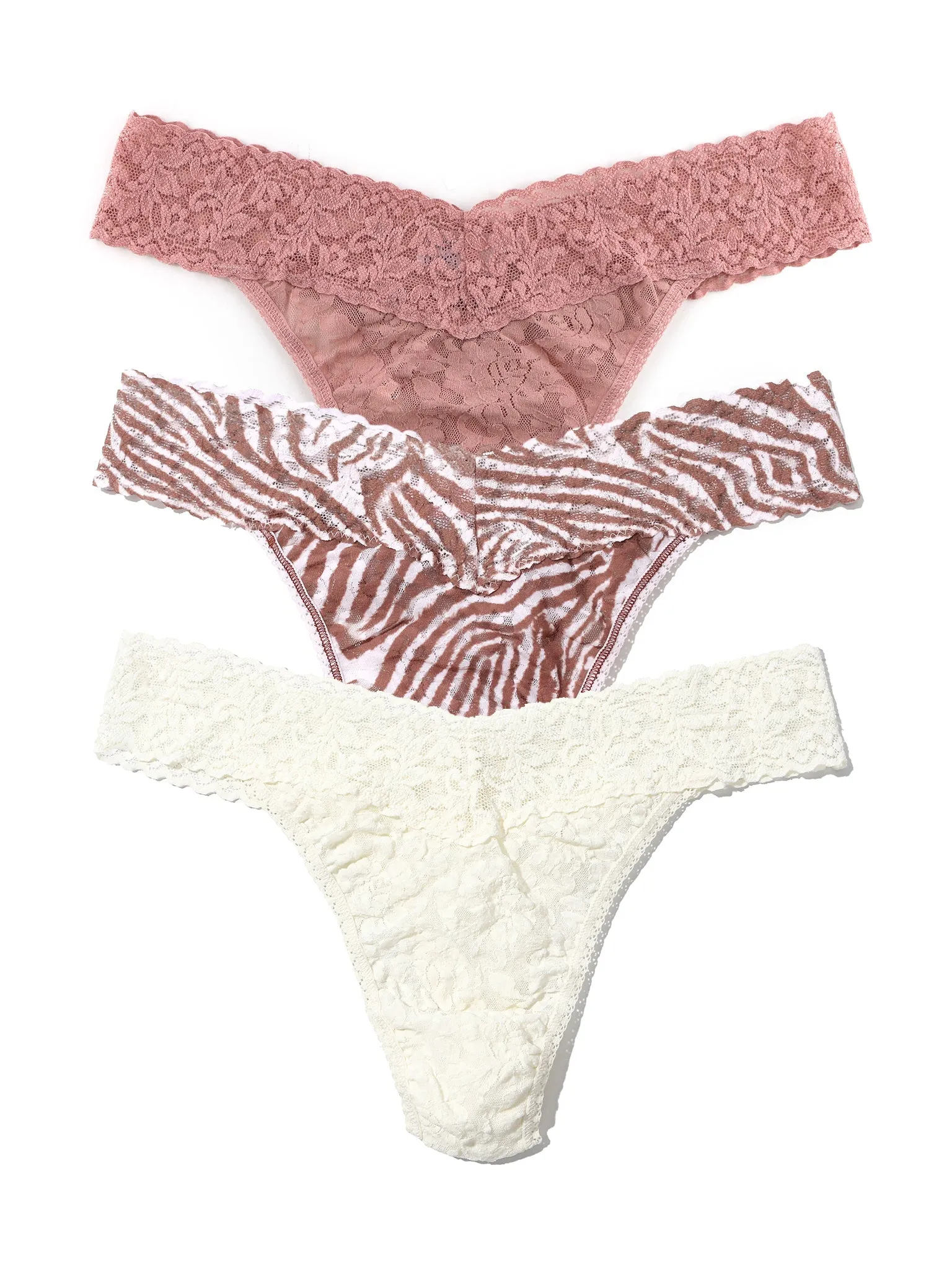 Signature Lace Original Rise 3 Pack sold by Hanky Panky