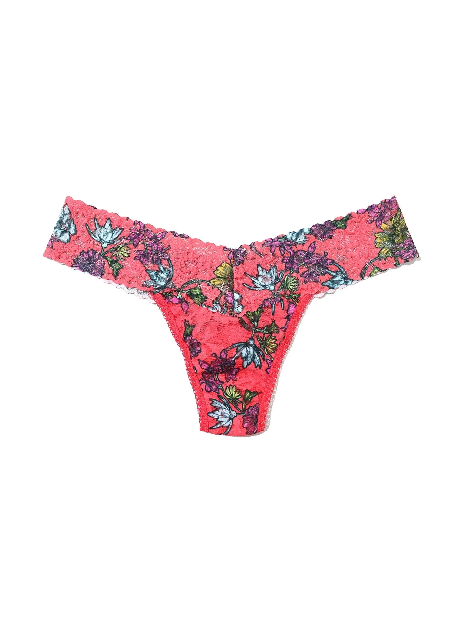 Printed Signature Lace Low Rise Thong Wonderland Blooms Sale sold by Hanky Panky product image thumbnail 2