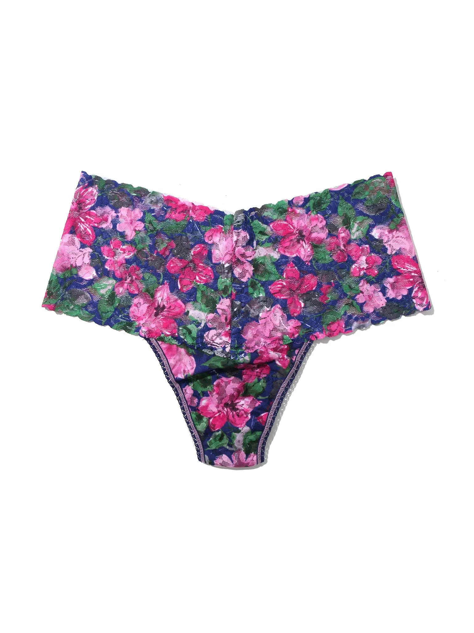Printed Retro Lace Thong Tis' The Season sold by Hanky Panky product image thumbnail 3