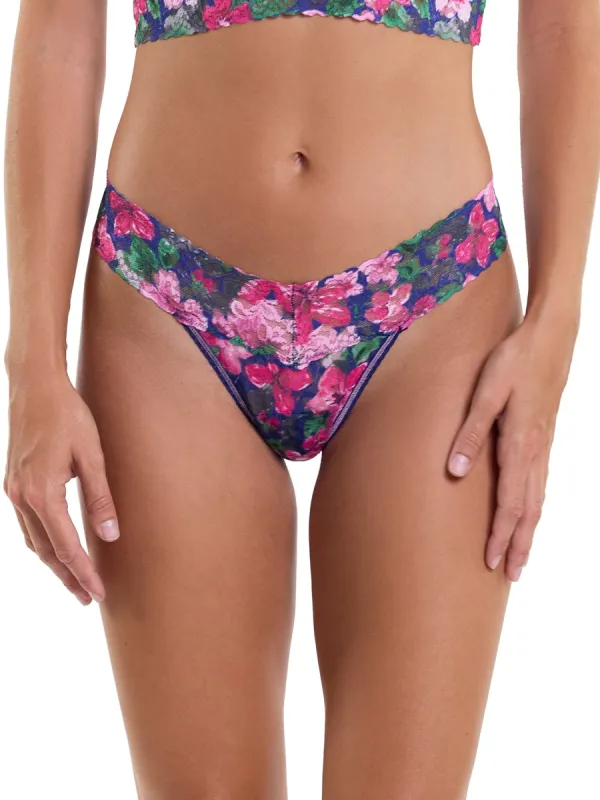 Printed Signature Lace® Low Rise Thong  Tis' The Season Sale sold by Hanky Panky
