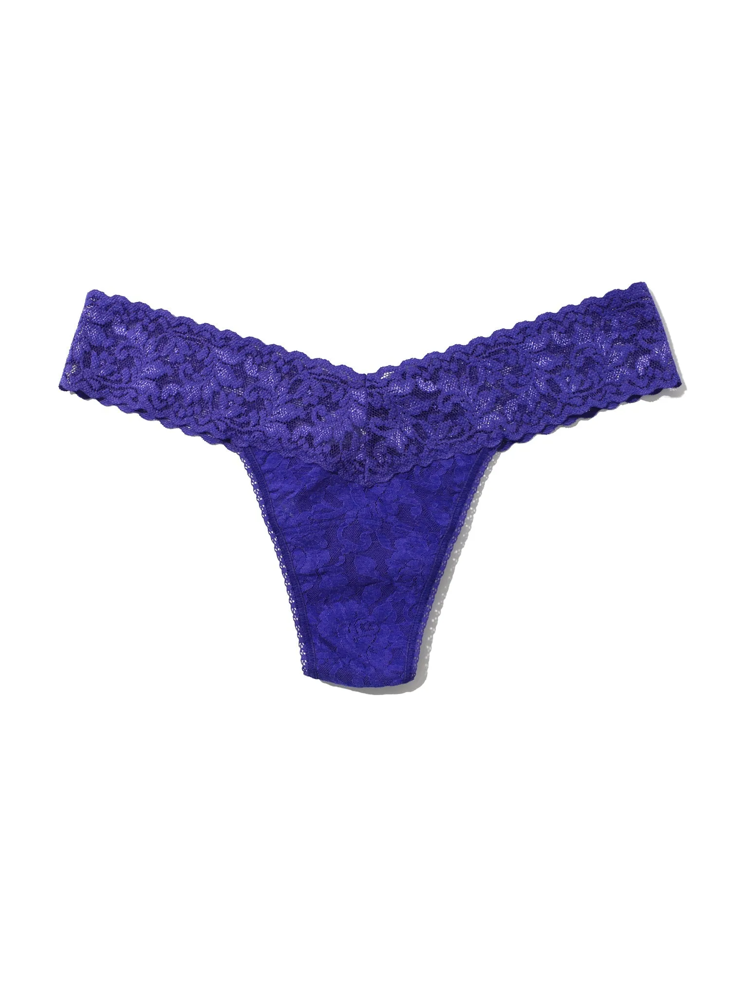 4911® Signature Lace® Low Rise Thong Violets Are Blue sold by Hanky Panky product image thumbnail 4