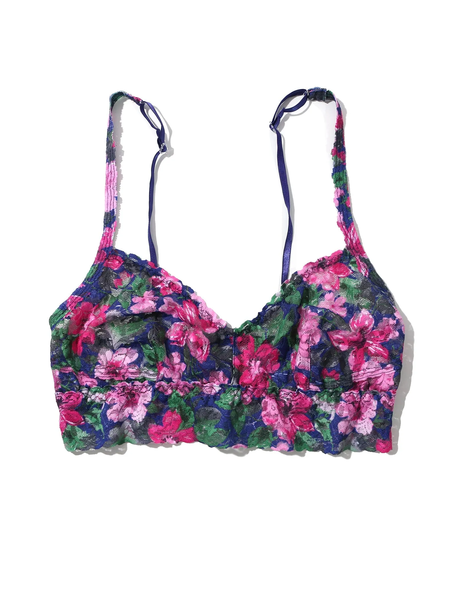 Printed V-Neck Retro Lace Bralette Tis' The Season Sale sold by Hanky Panky product image thumbnail 4