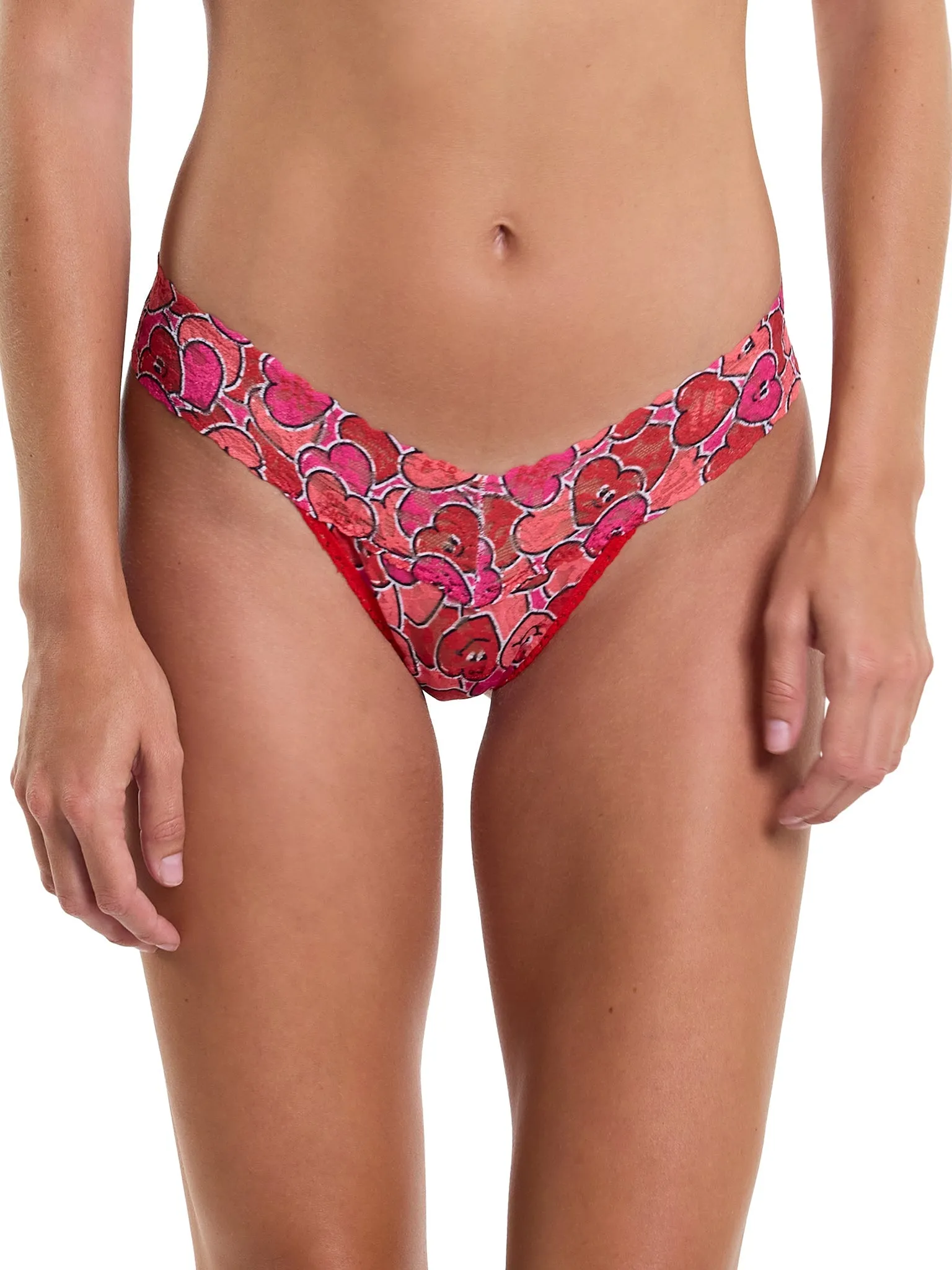 Signature Lace Low Rise Thong And Saxx Super Soft Vibe Boxer Brief Whole Lotta Love sold by Hanky Panky product image thumbnail 2