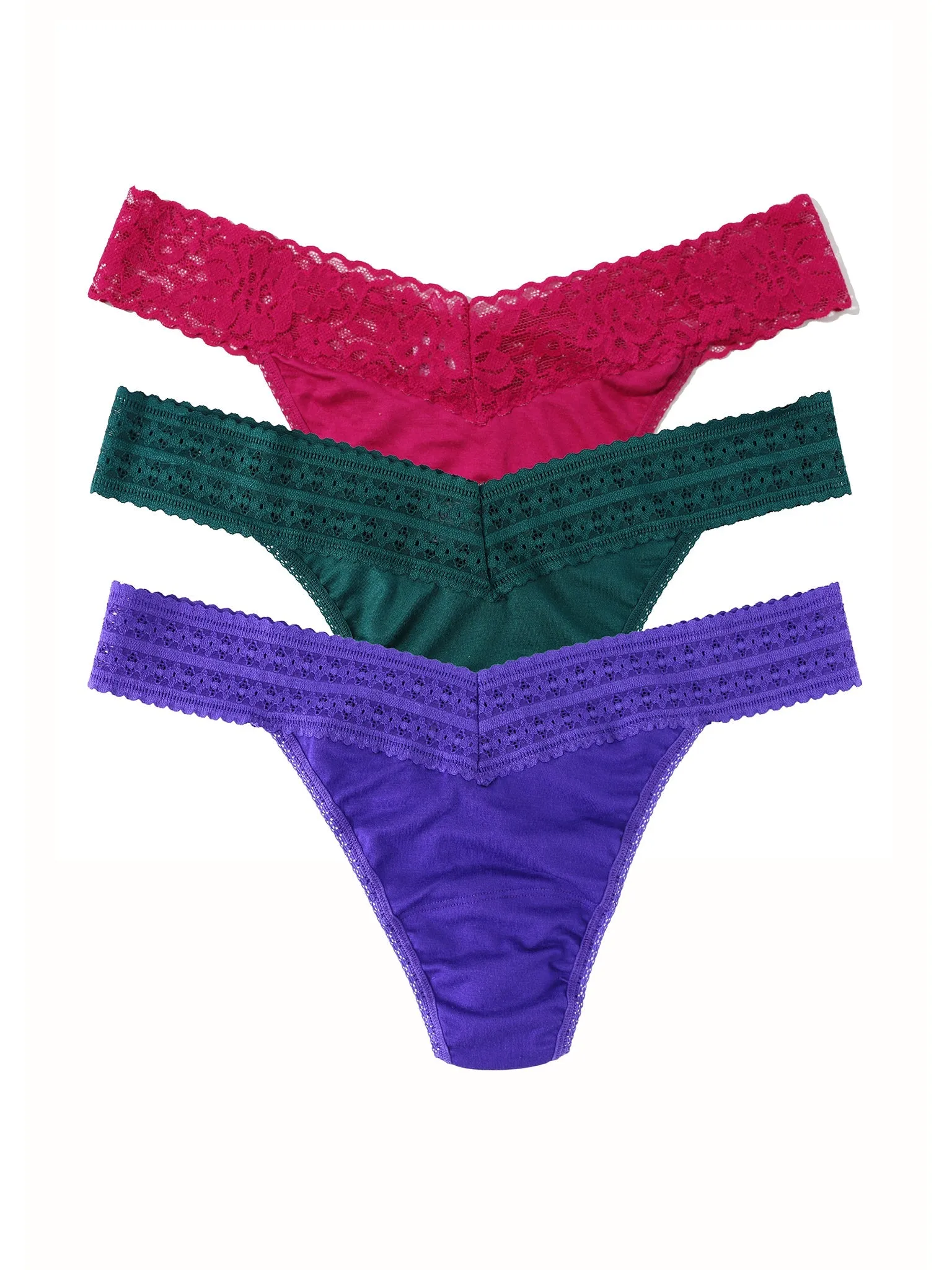 DreamEase® Original Rise Thong 3 Pack sold by Hanky Panky