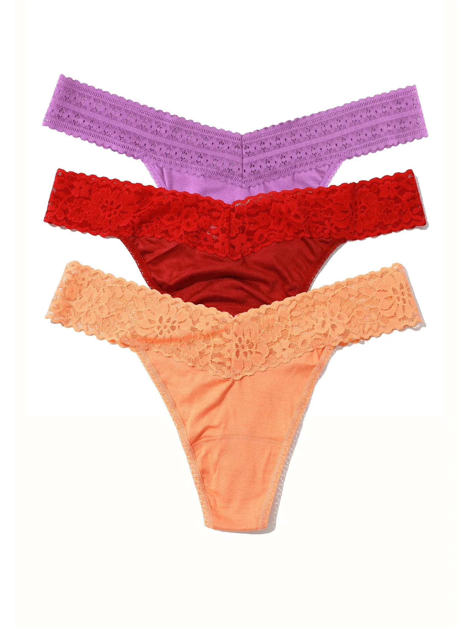 DreamEase® Original Rise Thong 3 Pack sold by Hanky Panky