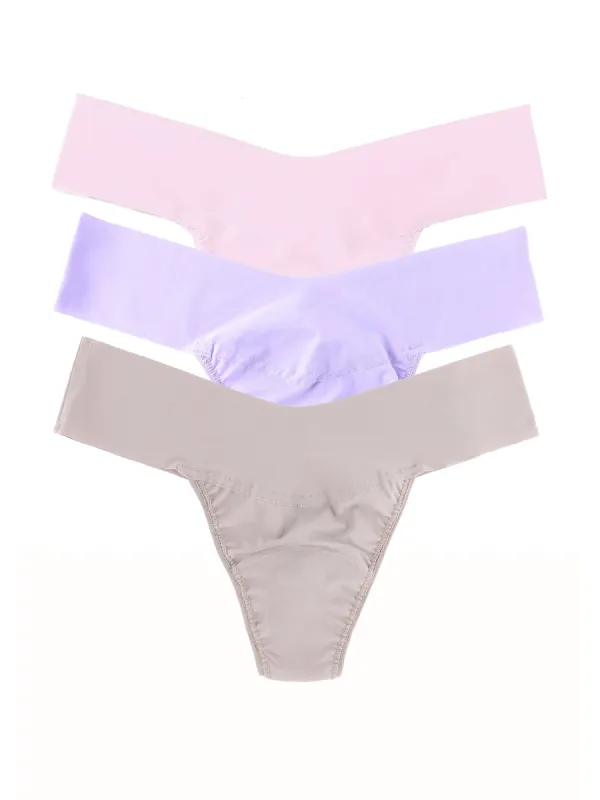 Breathesoft® Natural Rise Thong 3 Pack sold by Hanky Panky
