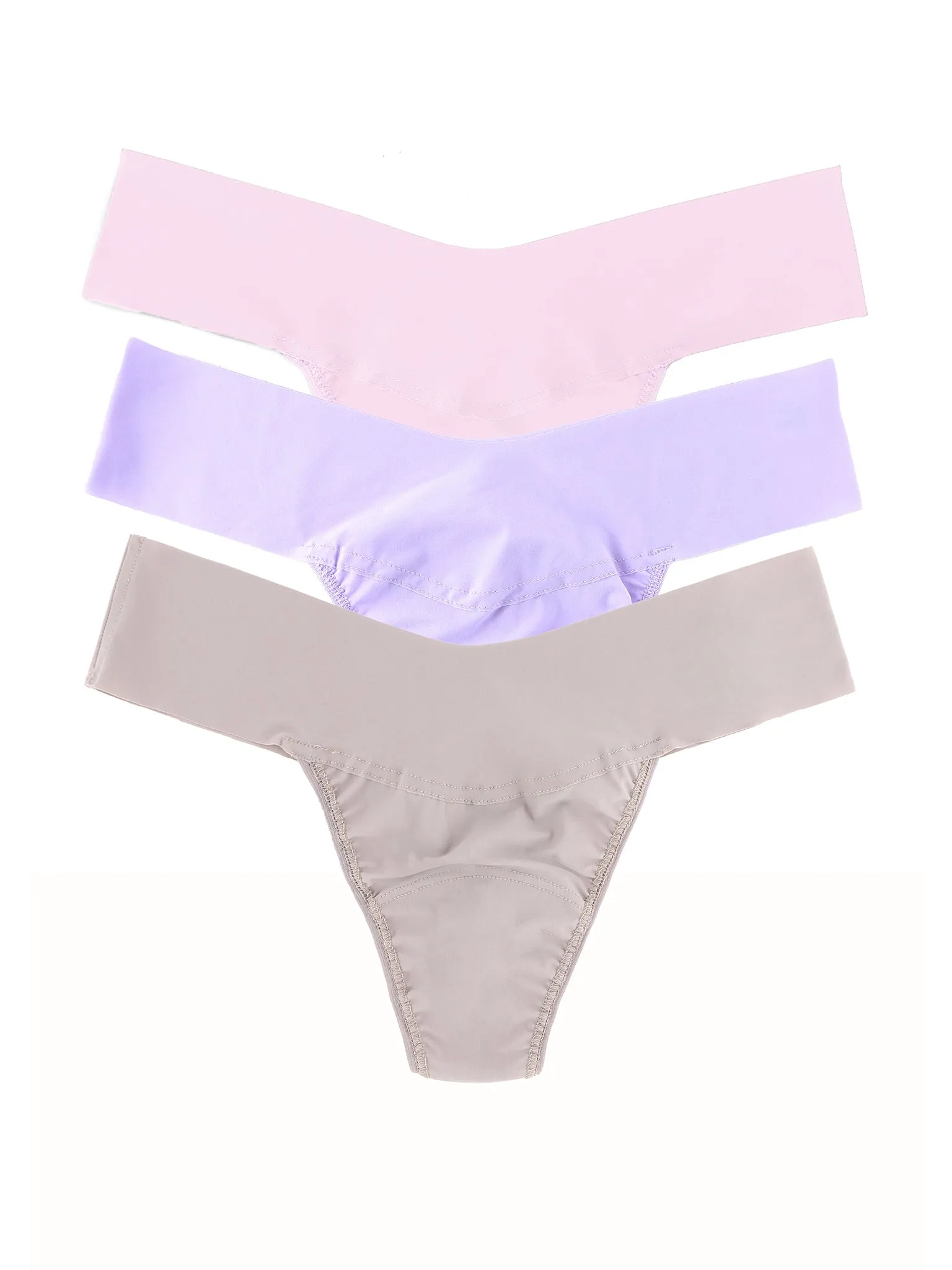 Breathesoft® Natural Rise Thong 3 Pack sold by Hanky Panky