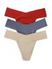Breathesoft® Natural Rise Thong 3 Pack sold by Hanky Panky