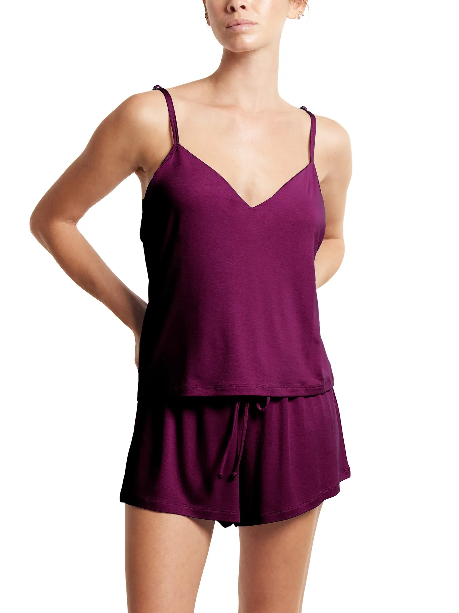 Unwind Cami Sugar Plum Red Black Friday Sale sold by Hanky Panky product image thumbnail 3