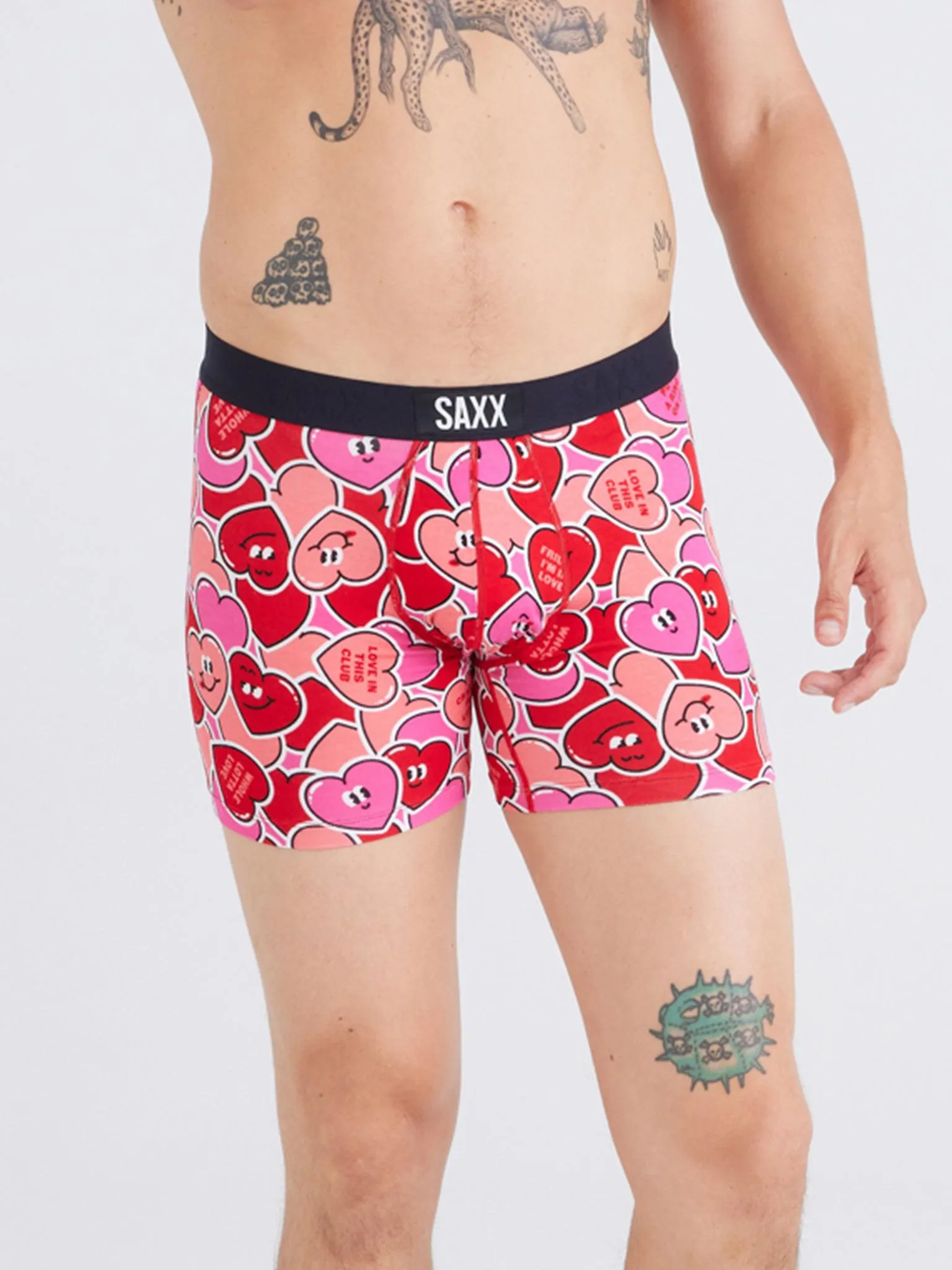 Signature Lace Original Rise Thong And Saxx Super Soft Vibe Boxer Brief Whole Lotta Love sold by Hanky Panky product image thumbnail 4