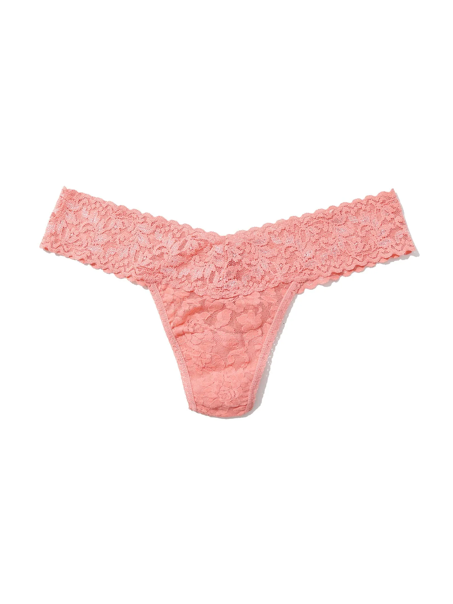 Signature Lace® Low Rise Thong Rose Ballet Pink sold by Hanky Panky product image thumbnail 2