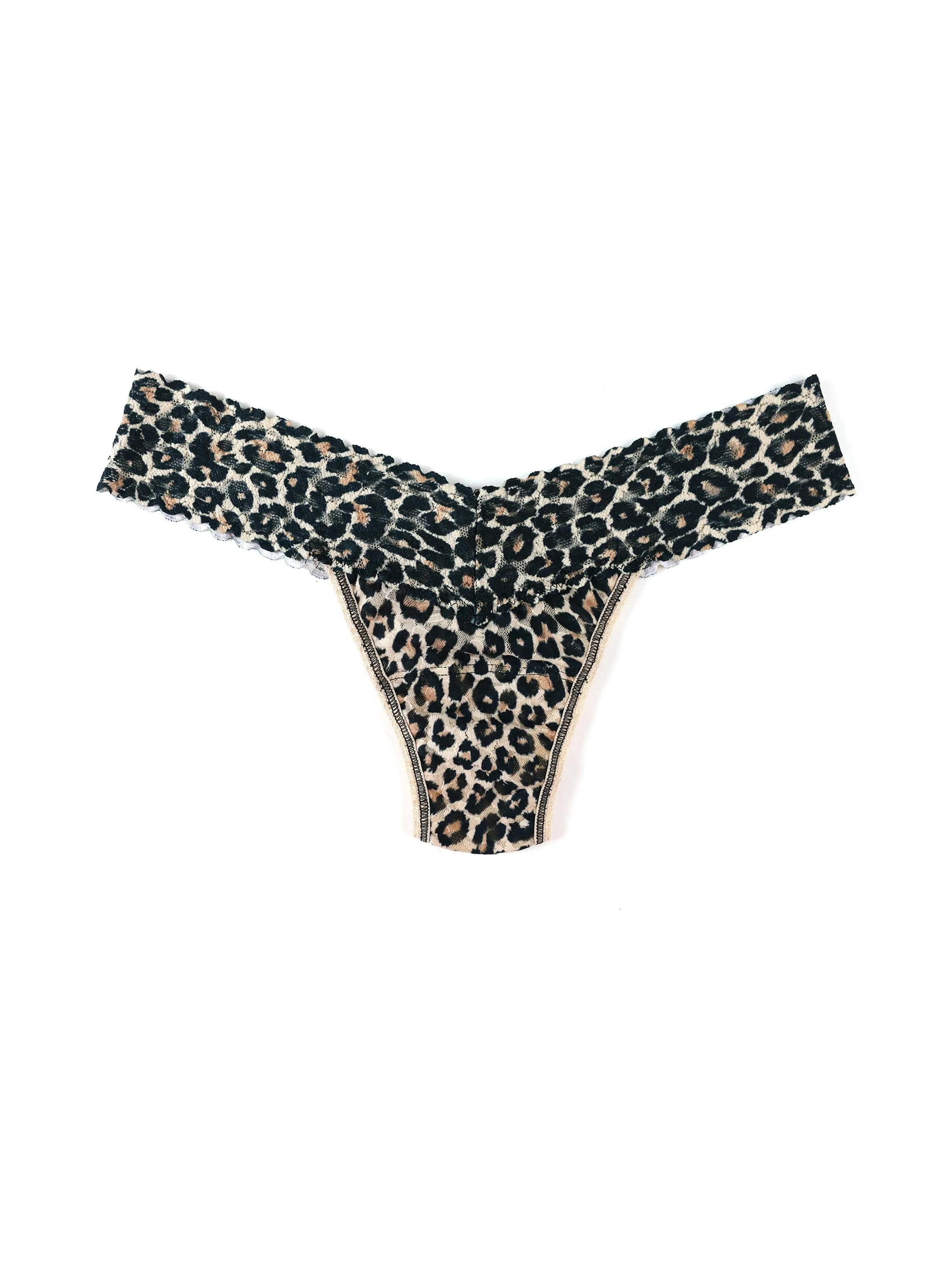Printed Signature Lace® Low Rise Thong Classic Leopard sold by Hanky Panky product image thumbnail 3