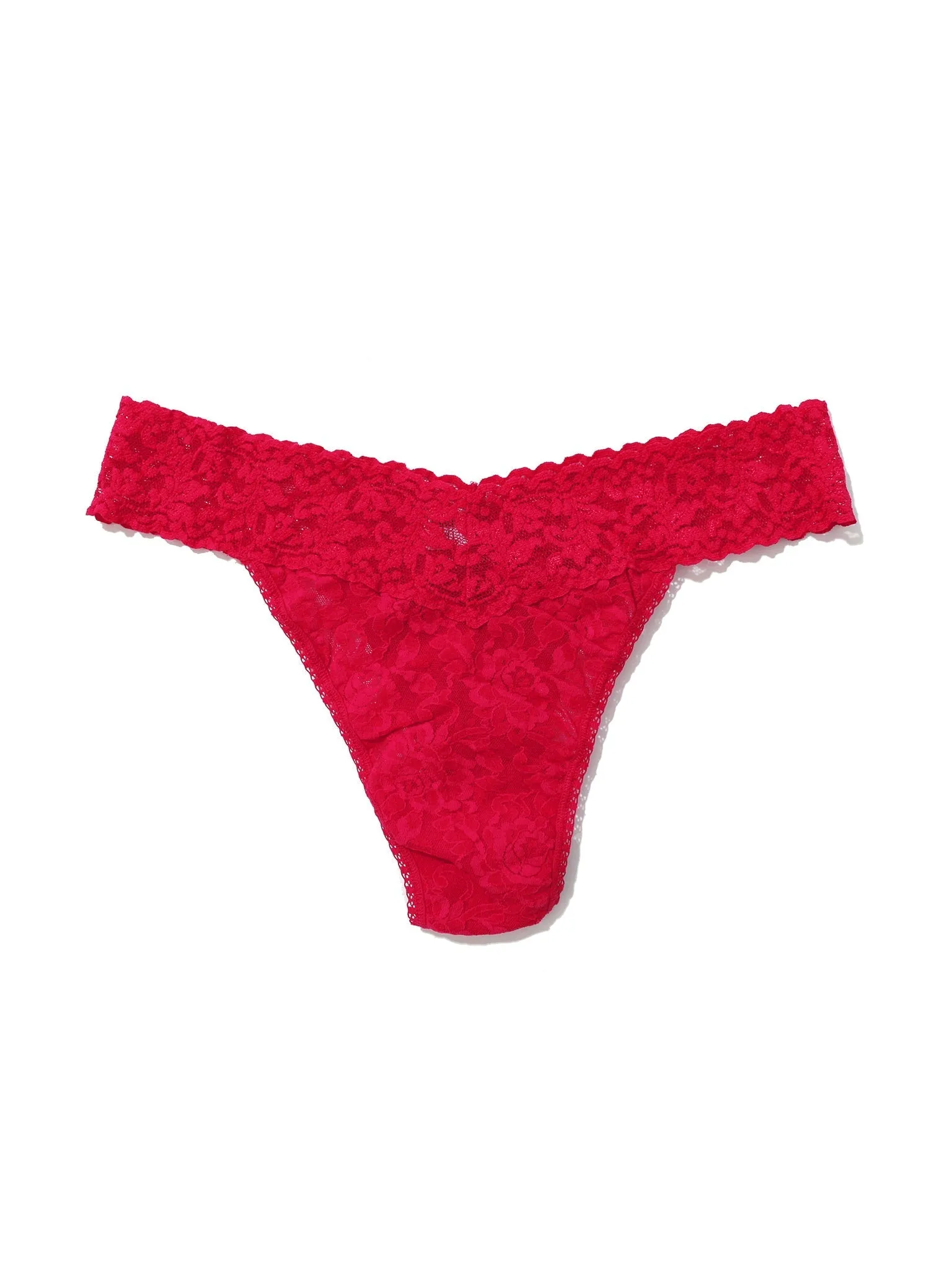 Signature Lace Original Rise Thong Rose Beet Juice sold by Hanky Panky product image thumbnail 2
