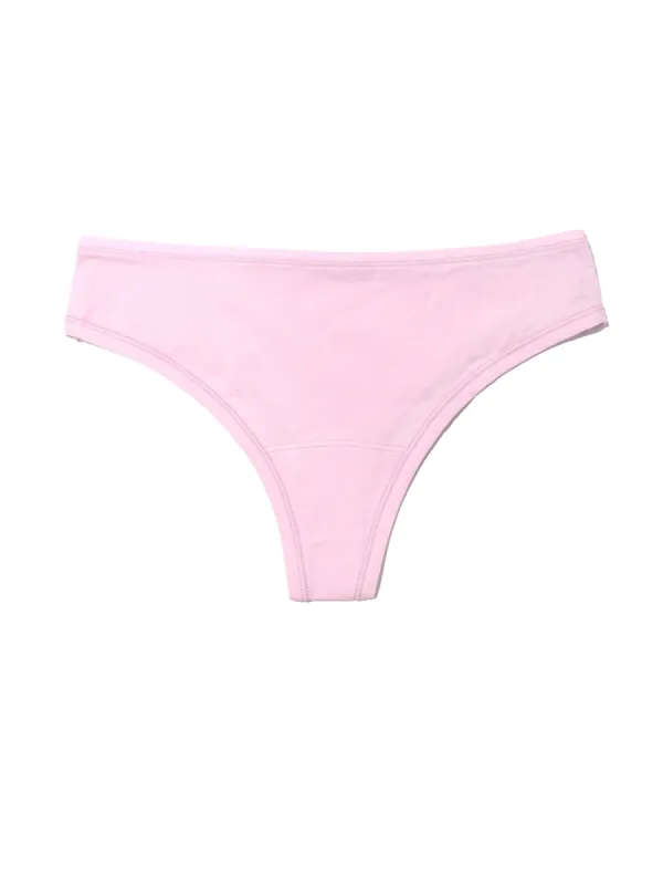 PlayStretch™ Natural Rise Thong Meadowsweet Pink sold by Hanky Panky