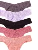 5 Pack Signature Lace® Original Rise Thongs In Printed Box Ballet Pink sold by Hanky Panky
