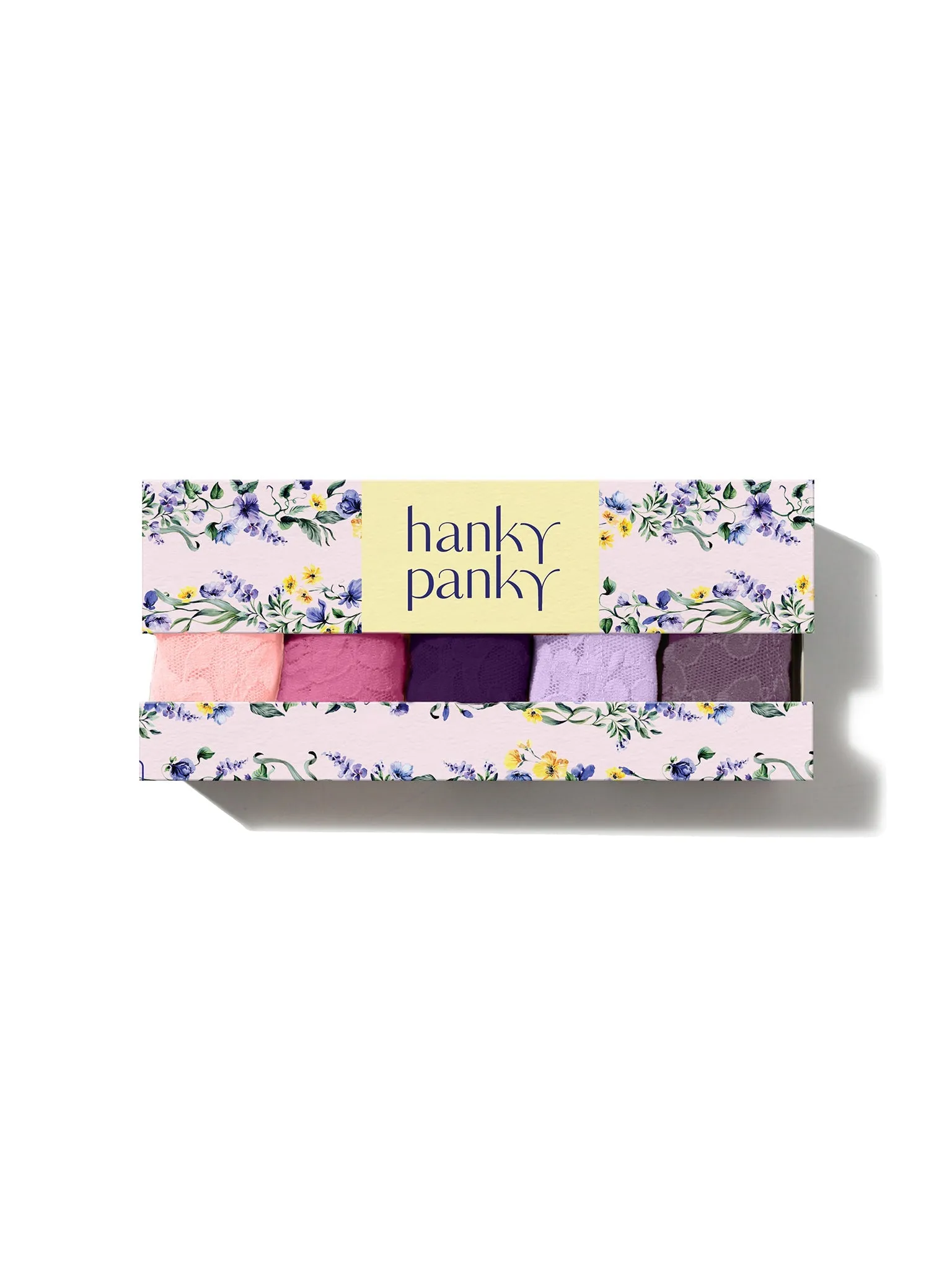 5 Pack Signature Lace® Original Rise Thongs In Printed Box Ballet Pink sold by Hanky Panky product image thumbnail 3