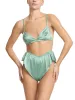 Satin Sleep Fashion Bralette Green Tea Sale sold by Hanky Panky