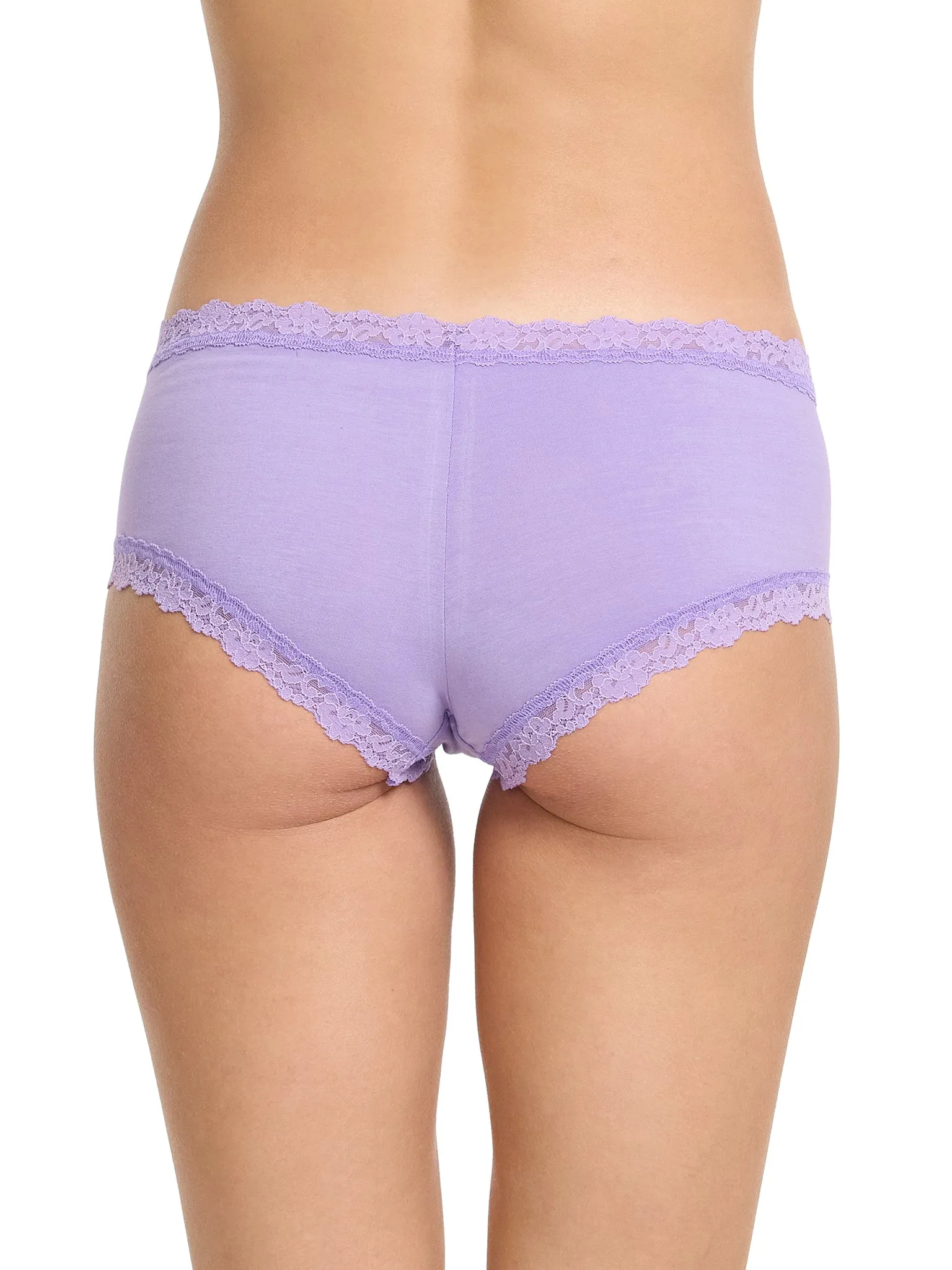 Supima® Cotton Boyshort Grape Juice Purple Sale sold by Hanky Panky product image thumbnail 3